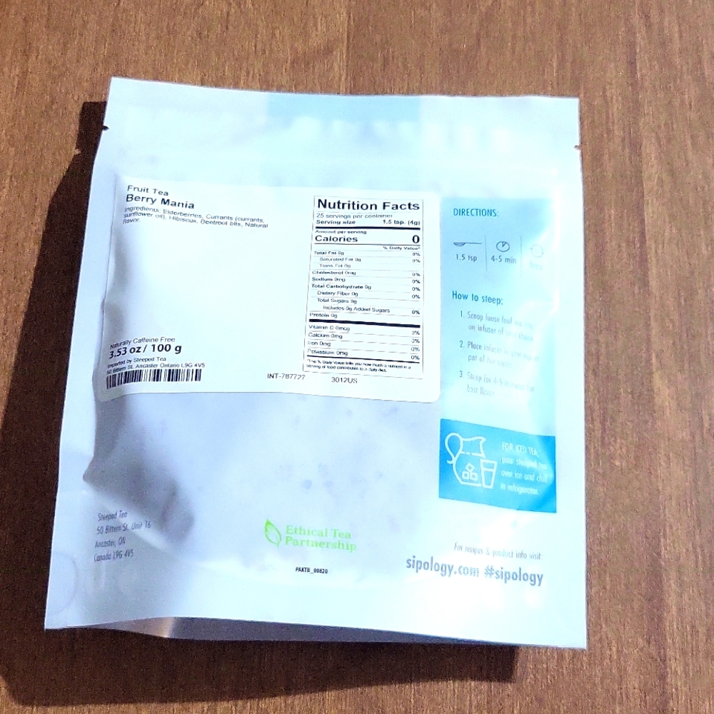 NIB Sipology Berry Mania Fruit Tea